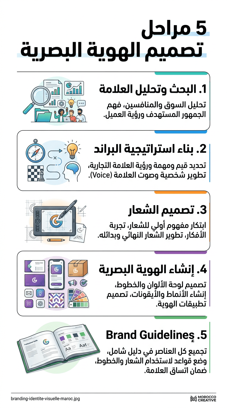 انفوجرافيك أسعار تصميم المواقع الإلكترونية في المغرب 2026