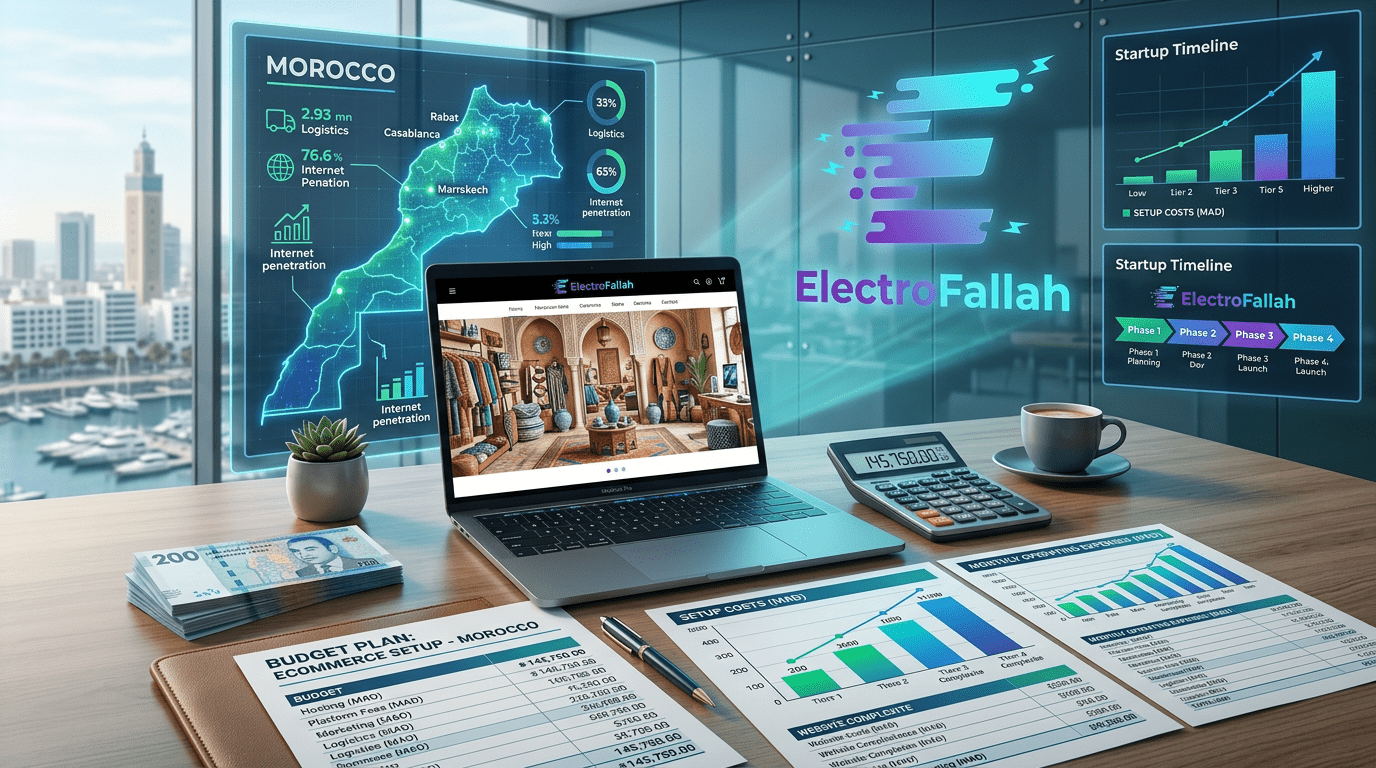 Création site e-commerce Maroc - tarifs et coûts de votre boutique en ligne