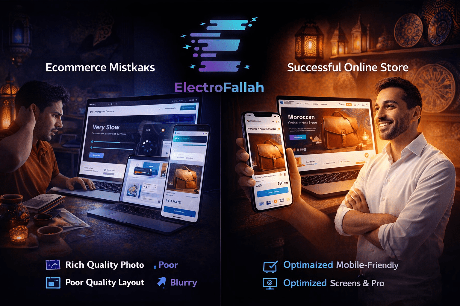 Création site e-commerce Maroc - erreurs à éviter pour réussir