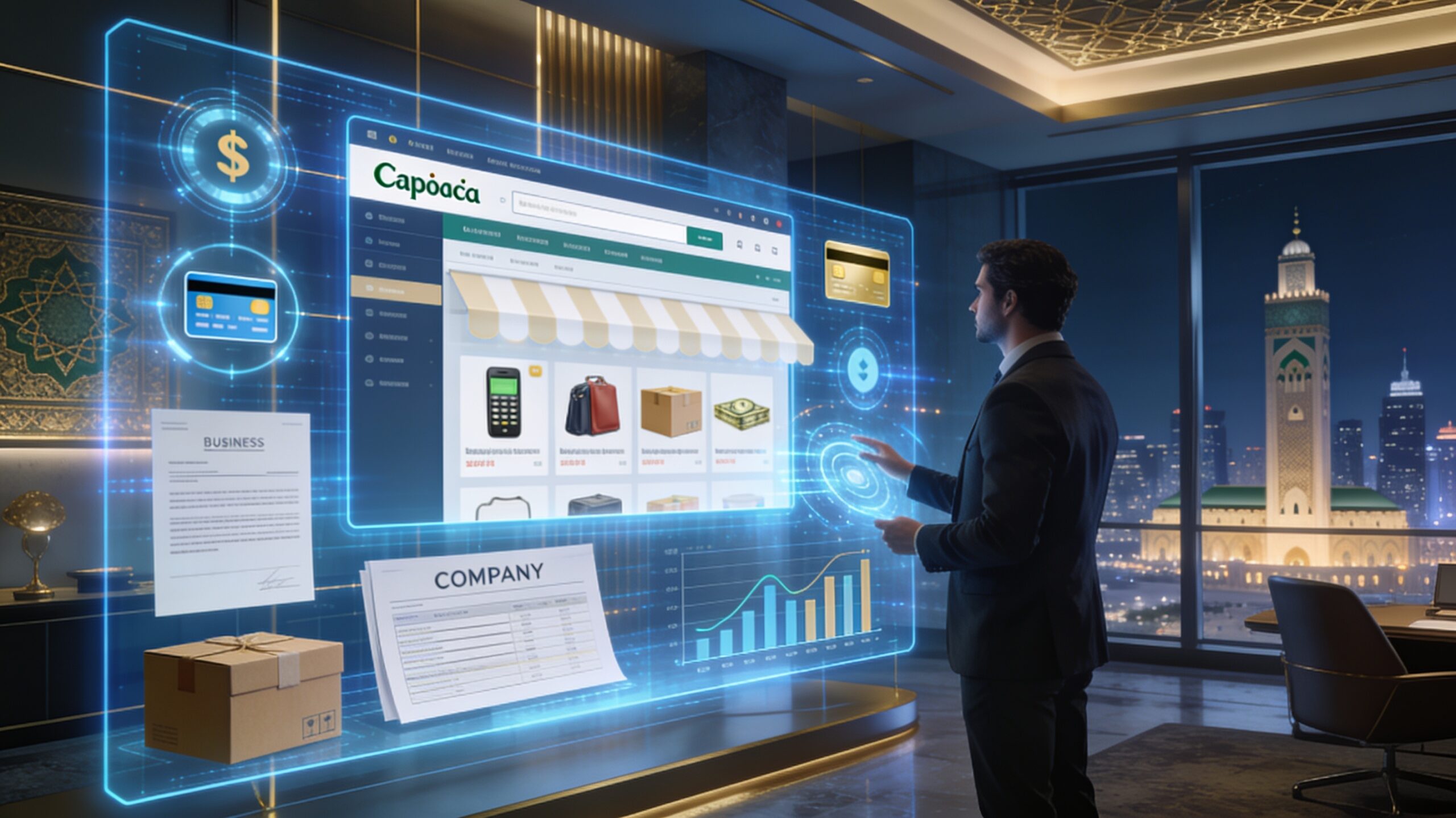 Créer une société et lancer un site e-commerce professionnel à Casablanca au Maroc
