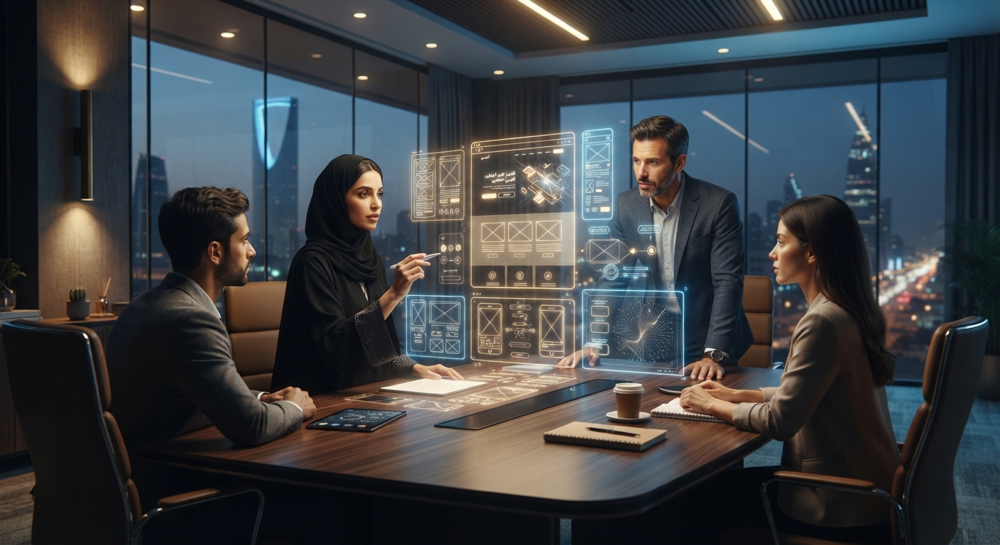 تصميم موقع إلكتروني احترافي في الرياض يعكس التحول الرقمي للشركات السعودية 2026